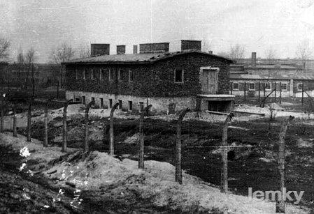 The concentration camp in Jaworzno. Post-war photo